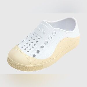 Kids Native Shoes - Shell White/Bone White - Size C8 - Worn/Like New